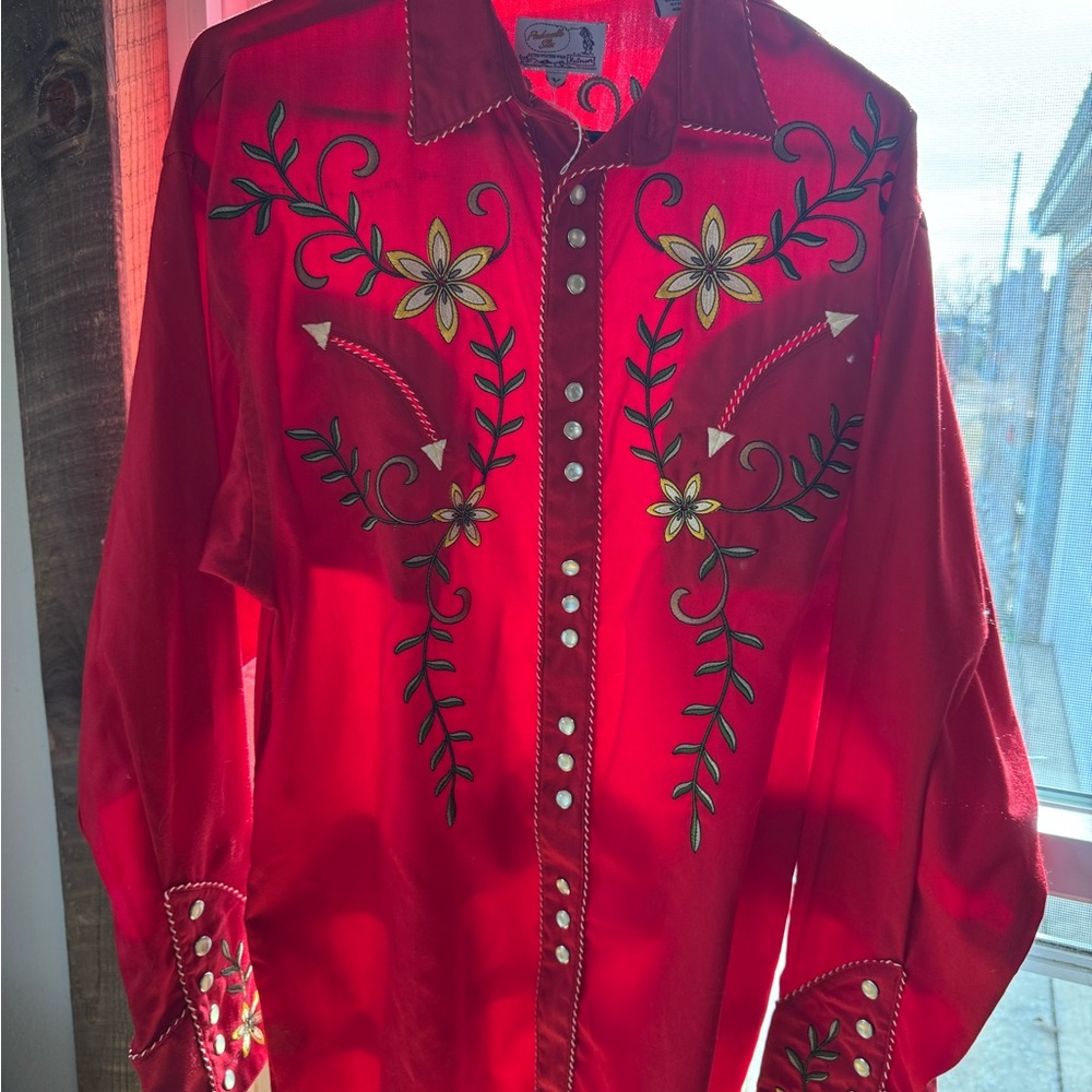 Panhandle Slim Western Embroidered Shirt